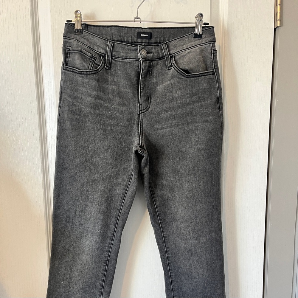 Express Women's Gray bootcut Jeans size 10 - Picture 7 of 13